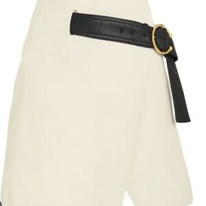 A.L.C. Stylish Cream Skirt with Button Detail